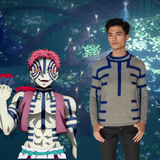 Akaza Demon Slayer Tattoo Sweater – Kimetsu no Yaiba Upper Moon Cosplay Akaza Demon Slayer Tattoo Sweater – Kimetsu no Yaiba Upper Moon Cosplay